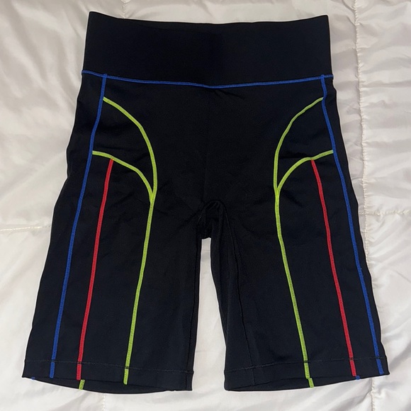 All Access High Waist Center Stage 9” Biker Shorts Black - Picture 2 of 6